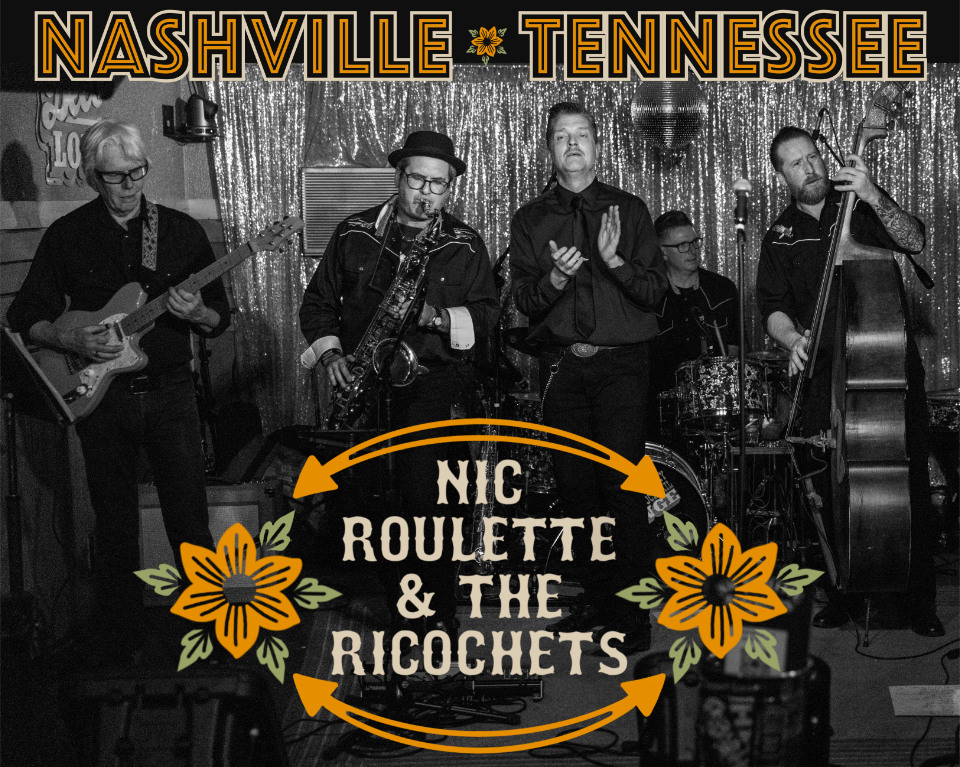 Band phot of Nic Roulette & The Ricochets